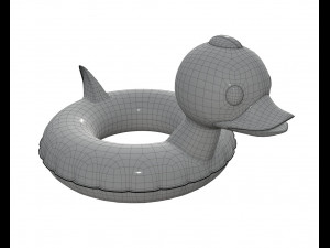 swimming ring duck Modelo 3D