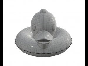 游泳圈鸭子 3D 模型