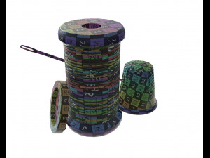 thread needle button thimble coil 3D Model