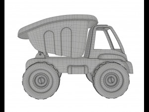 toy dump truck Modello 3D
