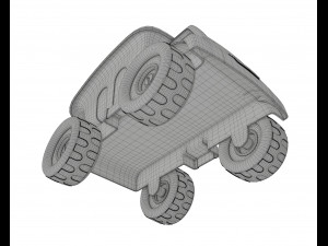 toy dump truck Modello 3D