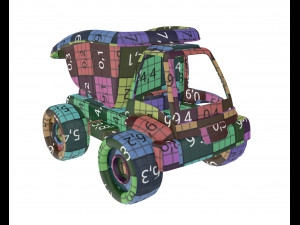toy dump truck Modello 3D