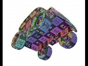 toy dump truck Modello 3D