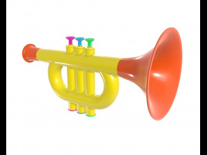 trumpet toy 2 3D Model