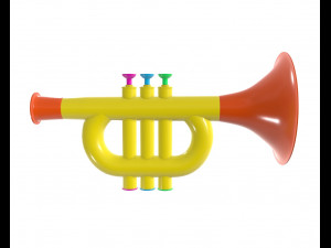 trumpet toy 2 3D Model