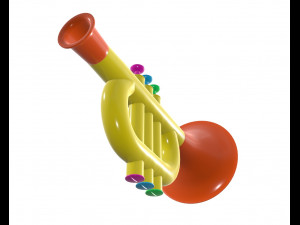 trumpet toy 2 3D Model