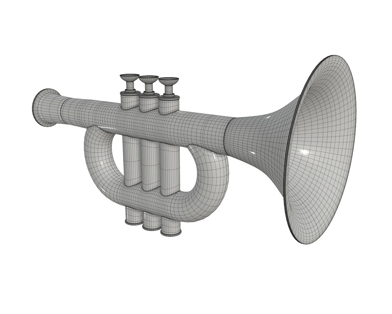 modelo 3d Cuerno de trompeta de juguete para niños - TurboSquid