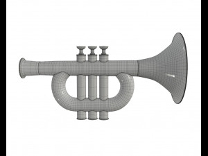 trumpet toy 2 3D Model