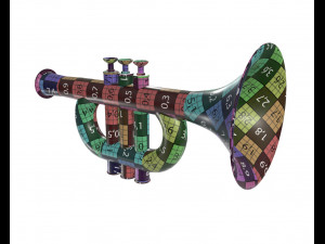 trumpet toy 2 3D Model