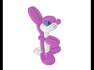 balloon bunny 3D Model