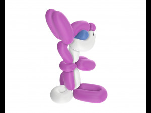balloon bunny 3D मॉडल