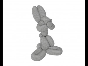 balloon bunny 3D मॉडल