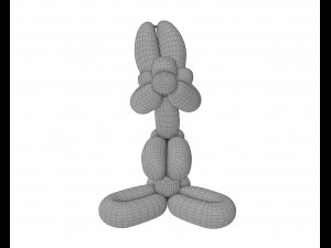 balloon bunny 3D मॉडल