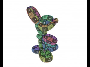 balloon bunny 3D मॉडल