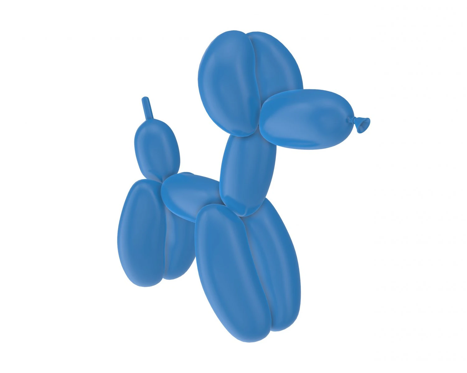 balloon dog 3D Model .c4d .max .obj .3ds .fbx .stl .blend 