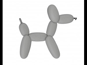 balloon dog 3D Model
