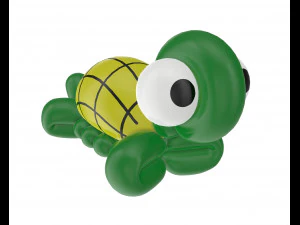 tartaruga a palloncino Modello 3D