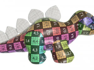 dinosaur plush toy 3D Model