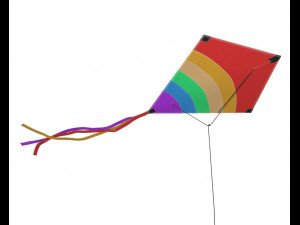 flying kite Modelo 3D