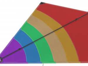 flying kite 3D 模型
