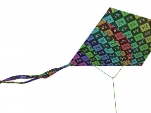 flying kite 3D 模型
