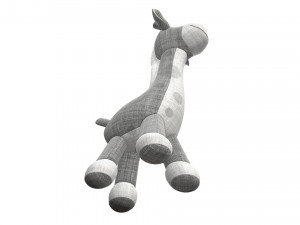 giraffe plushie doll Modello 3D