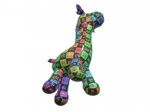 giraffe plushie doll Modello 3D