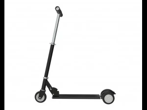 kick scooter black 3D Model