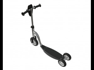 scooter children colored Modelo 3D