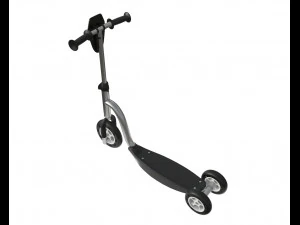 scooter children colored 3D Model
