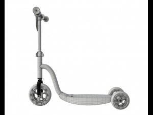 scooter children colored Modelo 3D