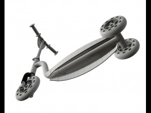 scooter children colored Modelo 3D