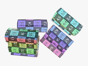 chewing gums bone shape 3D 모델