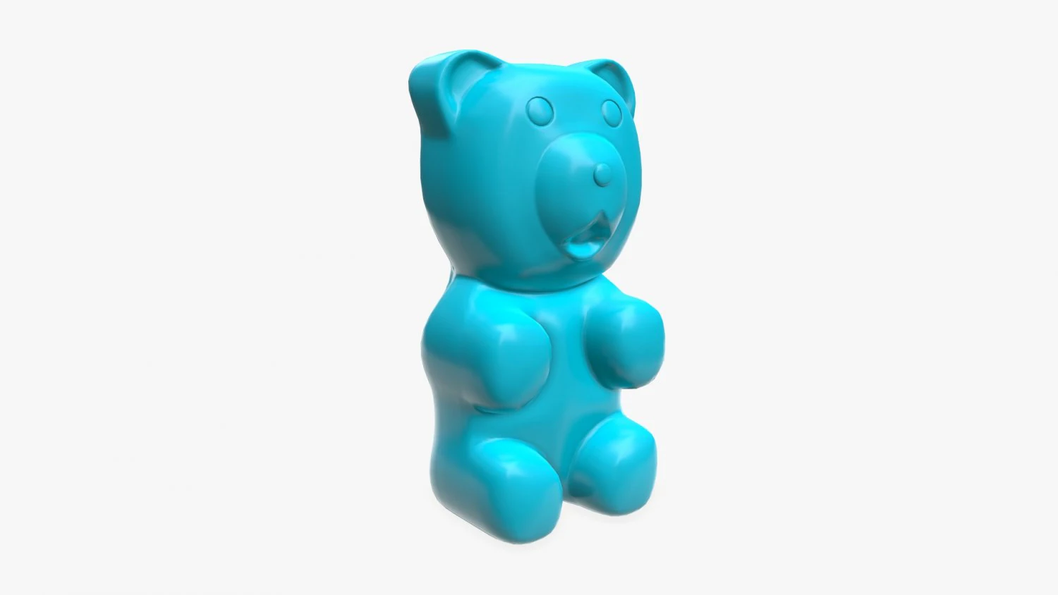 gummy bear 3D Model .c4d .max .obj .3ds .fbx .stl .blend 