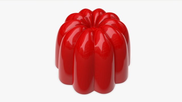 jelly pudding 3D Model .c4d .max .obj .3ds .fbx .stl .blend 