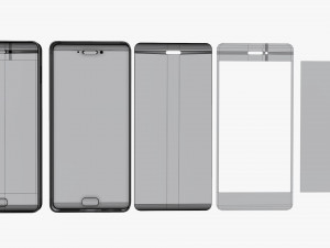 smartphone mock up 03 3D-Modell