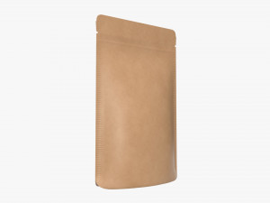 craft paper pouch bag 02 3D मॉडल
