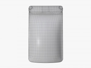 craft paper pouch bag 02 Model 3D