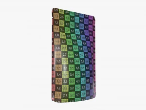 craft paper pouch bag 02 3D Model