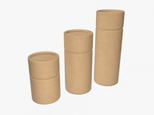 craft paper tube 3D Model