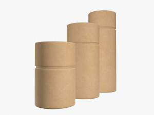 craft paper tube Model 3D