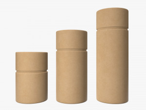 craft paper tube Model 3D