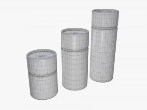 craft paper tube 3D Model