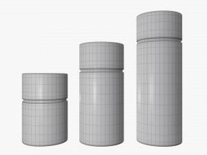 craft paper tube Model 3D