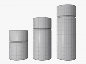 craft paper tube 3D Model