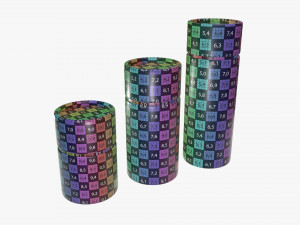craft paper tube Model 3D