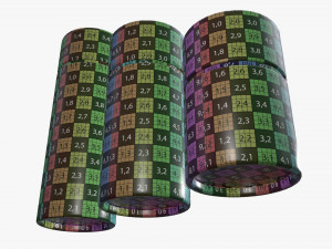 craft paper tube Model 3D