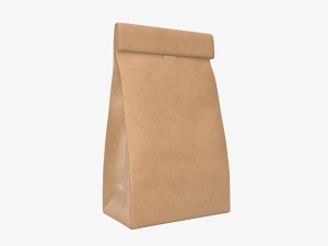 craft paper package 01 3D Model