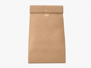 craft paper package 01 3D Model