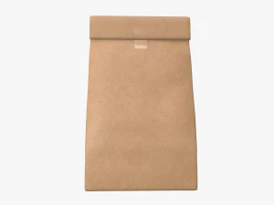craft paper package 01 3D Model
